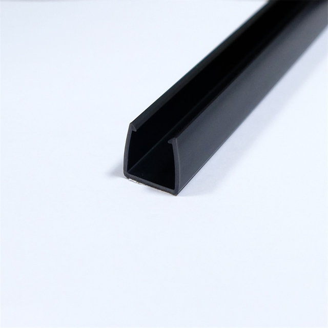 black plastic extrusion parts