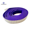 Self-adhesive wool pile weather strip for building door