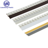 Door Bottom PVC Seal Strip Plastic PVC Seal Stripping Adhesive