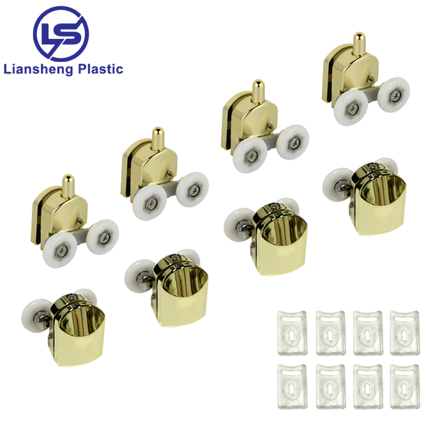 Hot Sales Wholesale Price Shower Sliding Door Roller Pulley 8PCS/Set