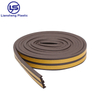 D Type EPDM Foam Adhesive Door Rubber Strips Seal for Doors & Windows Anti-Dust