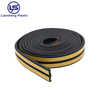 D Type EPDM Foam Adhesive Door Rubber Strips Seal for Doors & Windows Anti-Dust